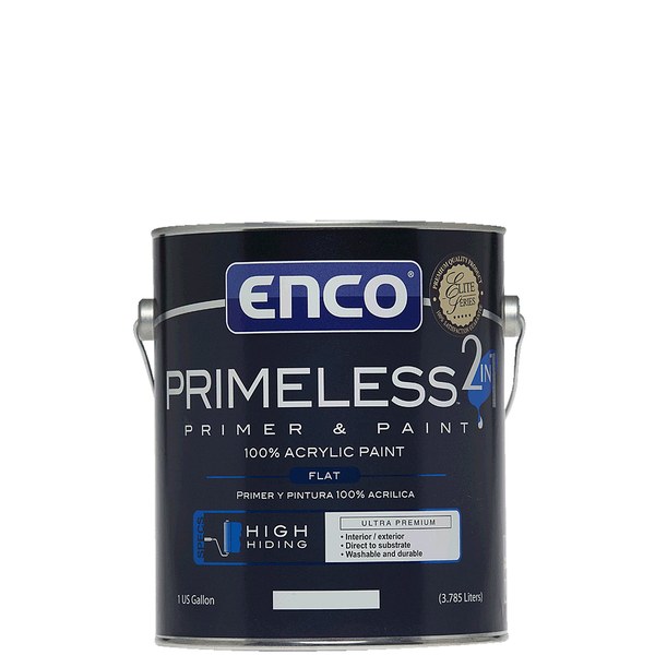Primeless Flat Ultra White 1 gal